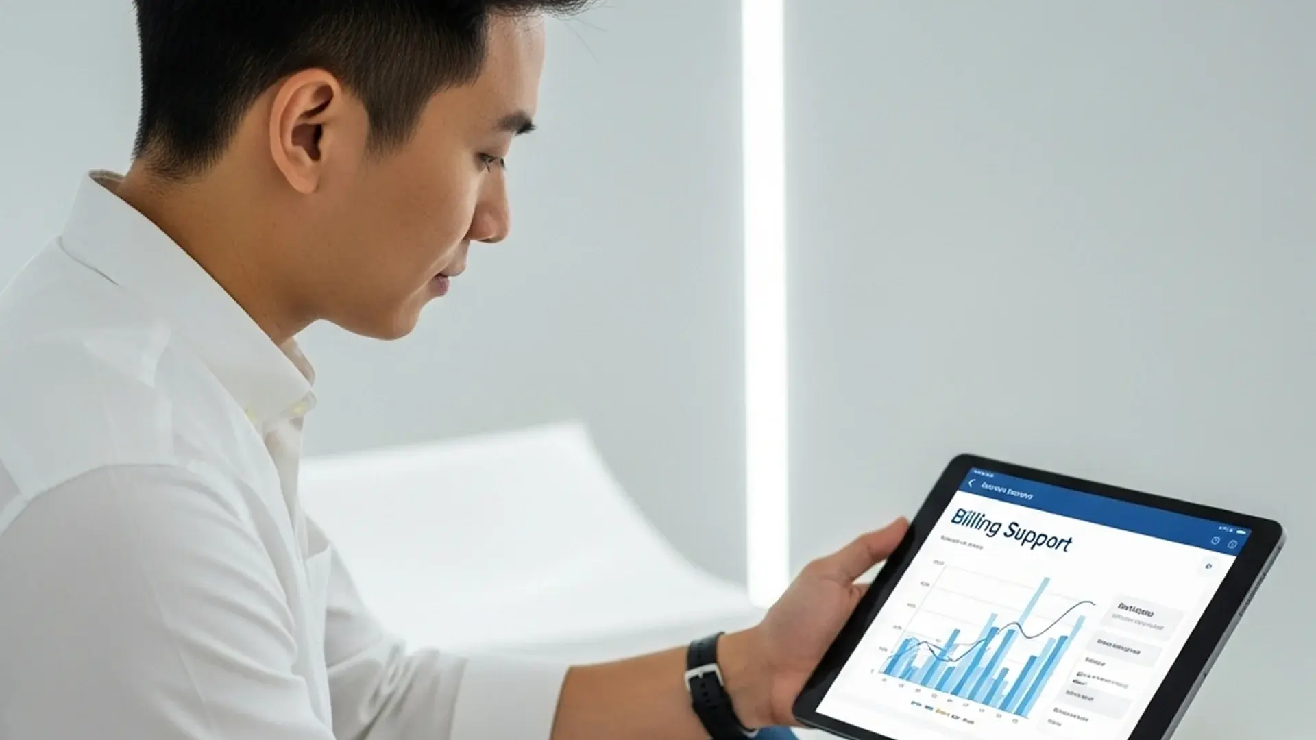 provider viewing billing and compliance dashboard